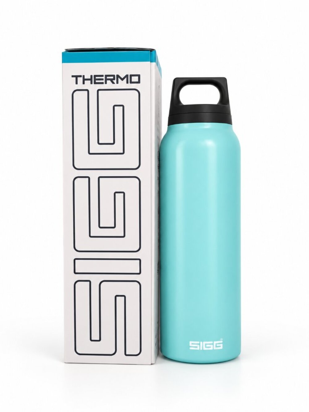 SIGG Hot & Cold Thermo Insulated Stainless Steel Bottle Teal Tea Filter